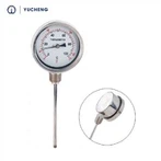 Teplomer s bimetalovým puzdrom z nehrdzavejúcej ocele