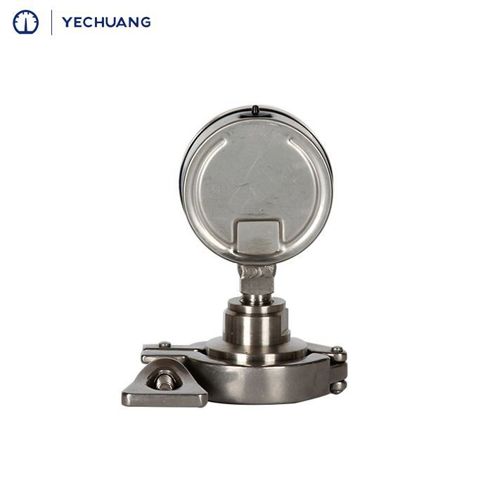 sanitary diaphragm  clamp pressure gauge 