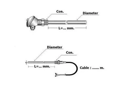 Cable RTD Temperature Sensor